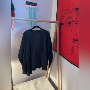 AE Muted Green Chenille Cardigan